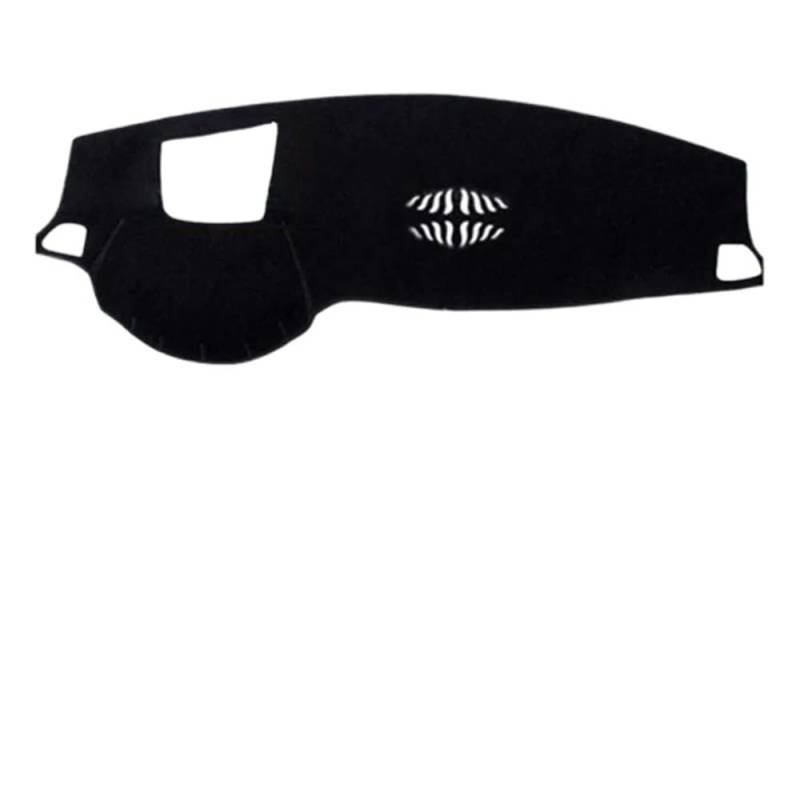 Auto Dash Mat Abdeckung Für X6 Für E71 2008-2014 Auto Dashboard Abdeckung Teppich Dash Matte Anti-sonne Sonnenschutz Auto(Black-LHD-with HUD) von YUNLL