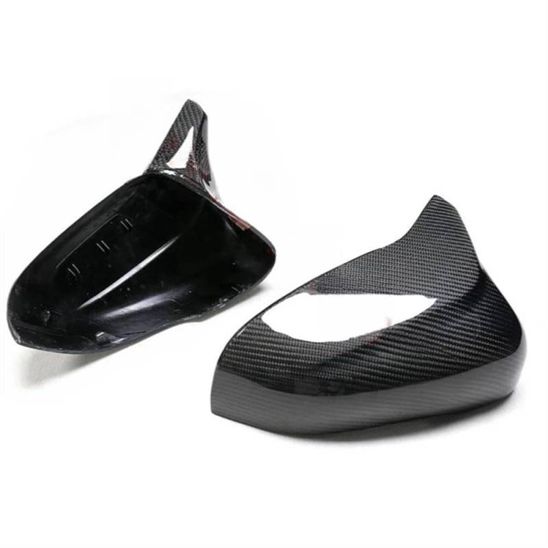 Rückspiegelabdeckung Für Jaguar Für XE XF XK XJL Für I-PACE 2009-2022 Rückspiegel Abdeckung Carbon Side Spiegel Shell Hinzufügen Auf Rahmen Fall(C Replacement style) von YUNLL
