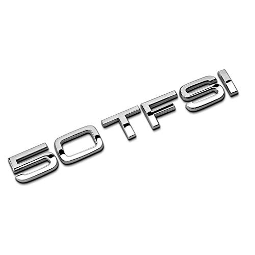 Für Audi 30 35 40 45 50 55 TFSI Heckkoffer Außenaufkleber für Audi TT A3 A4L RS3 Q5 Q7 B4 B6 C5 Autodekoration Emblem Abzeichen Aufkleber von YUNMIAO