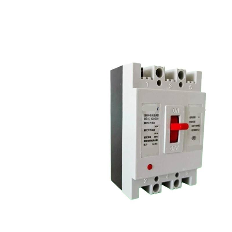 2P/3P AC Circuit Breaker 220V/380V 32A 40A 63A 80A 100A MCCB Überlast Schutz schalter Protector for Solar Photovoltaik 1Pcs(2P,63A) von YUOBRUVB