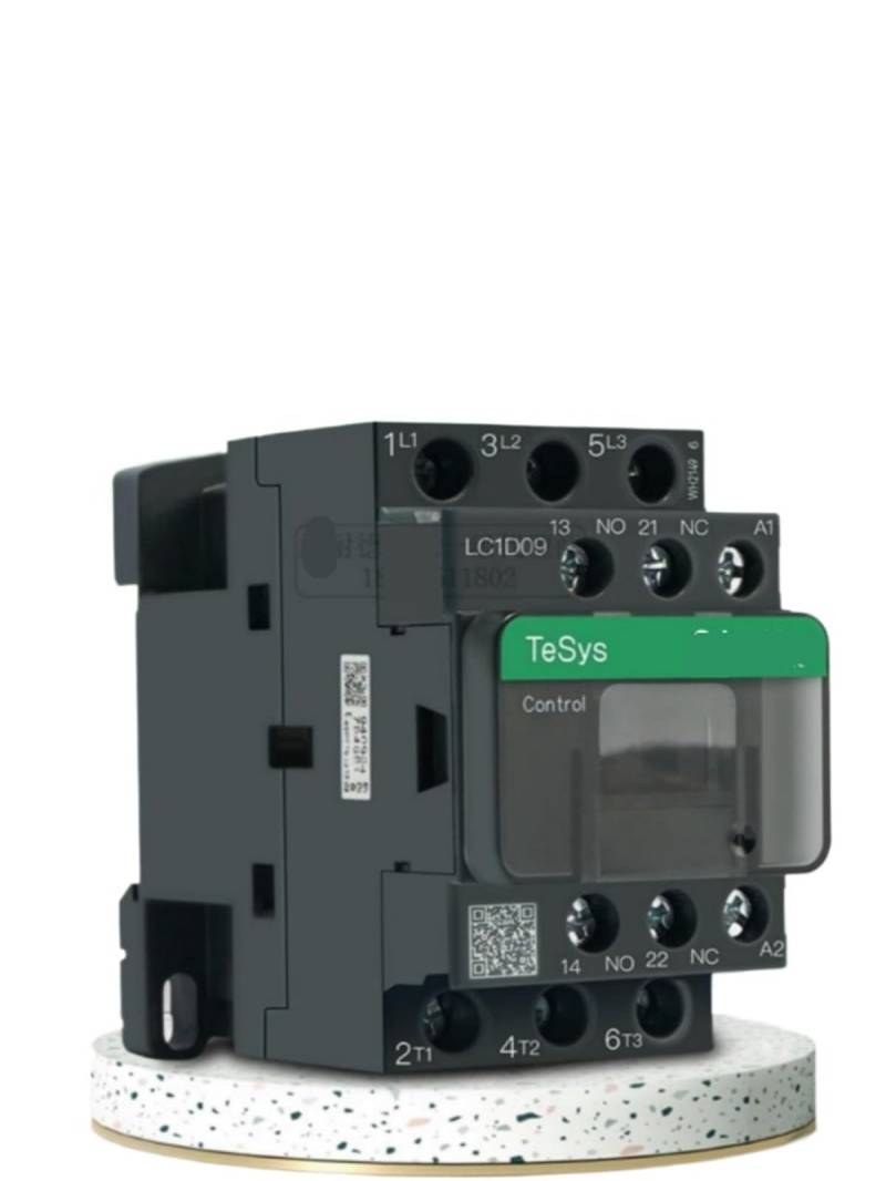 Schwarze Version AC dreipoliger Schütz 3P LC1D09 LC1D12 B7C F7C Q7C M7C 24V 110V 220V 380V 1St(LC1D12,48V) von YUOBRUVB