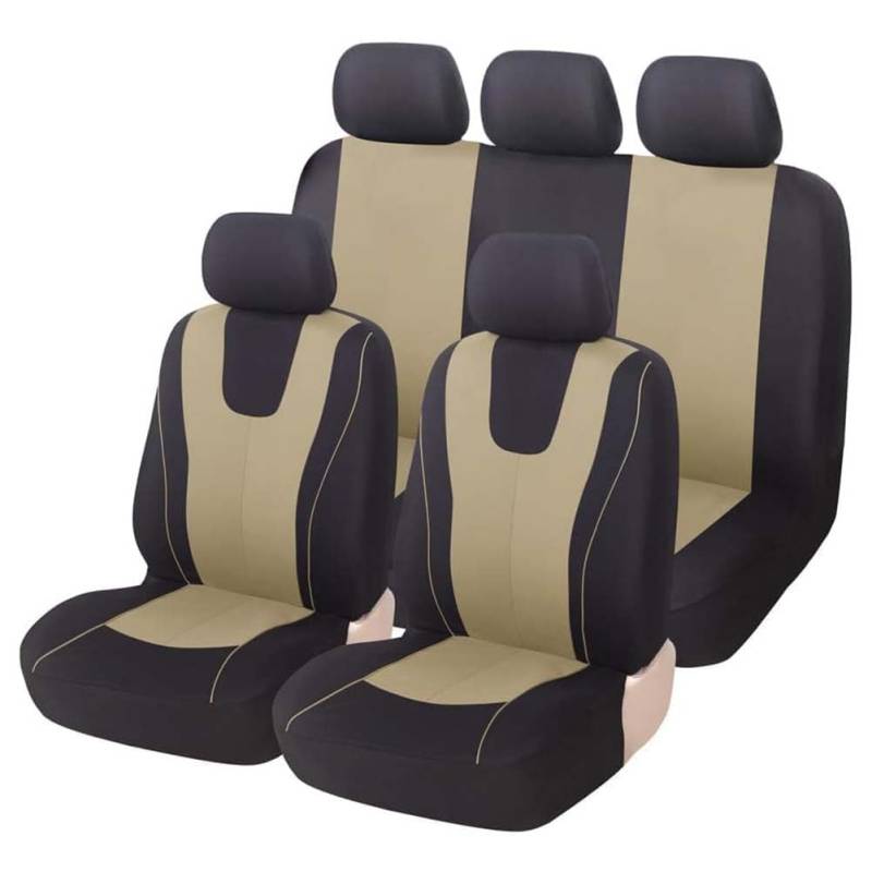 YUSOPOADS Auto SitzbezüGe Sets FüR Lexus UX Electric 2020 2021 2022 2023 2024,Allwetter rutschfest Wasserdicht Atmungsaktiv Schonbezug Set Sitzkissenschutz,B- 5 Seats von YUSOPOADS