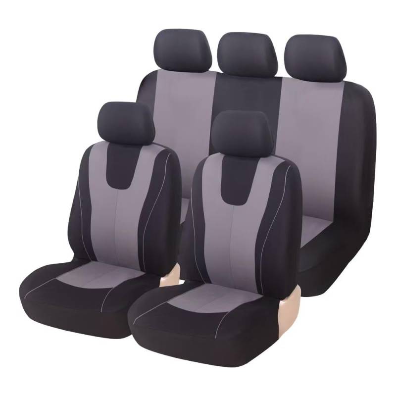 YUSOPOADS Auto SitzbezüGe Sets FüR Macan 2014-2020,Allwetter rutschfest Wasserdicht Atmungsaktiv Schonbezug Set Sitzkissenschutz,C- 5 Seats von YUSOPOADS