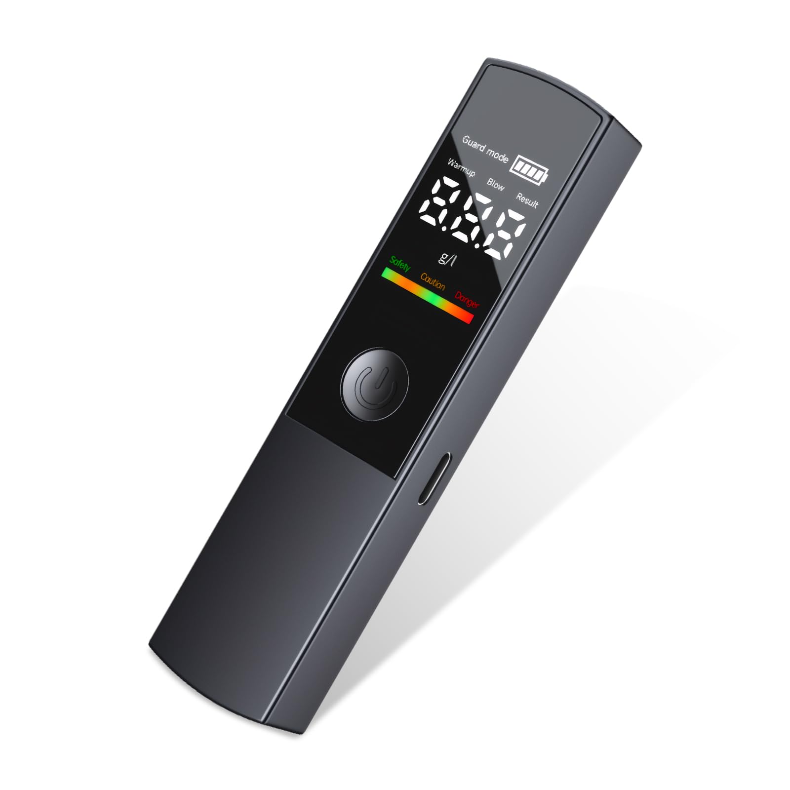 Alkoholtester Polizeigenau, Tragbarer Promillemessgerät ohne Kontakt, Schnelle und genaue BAC Alkoholmessgerät mit einfachem USB-C-Laden, Breathalyzer für den Einsatz zu Hause oder auf Partys Alkoholtester Polizeigenau, Tragbarer Promillemessgerät ohne Kontakt, Schnelle und genaue BAC Alkoholmessgerät mit einfachem USB-C-Laden, Breathalyzer für den Einsatz zu Hause oder auf Partys von YUWJOOWEE