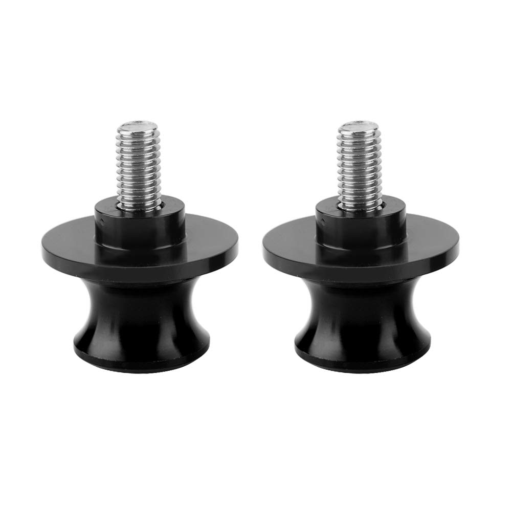 2pcs 8mm Motorrad CNC Sliders Stand Swing Arm Spool Spulen Hartanodized CNC Bearbeitete Aluminium mit Verschiedenen Farben für Motorrad General (BLACK) von YUYTE