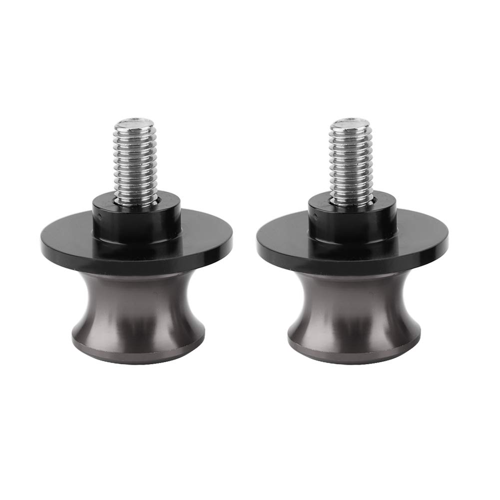 2pcs 8mm Motorrad CNC Sliders Stand Swing Arm Spool Spulen Hartanodized CNC Bearbeitete Aluminium mit Verschiedenen Farben für Motorrad General (Ti-Farbe) von YUYTE