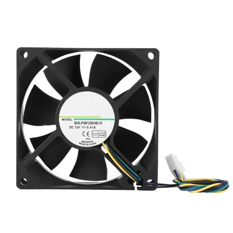 80 -mm -Kühlventilator 12 V 4000 U/Min Hoher Luftstrom Stilles Hydrauliklager mit PWM -Temperaturregelung für Chassis CPU -Wärme -Stromversorgung Wasserkühlung von YUYTE