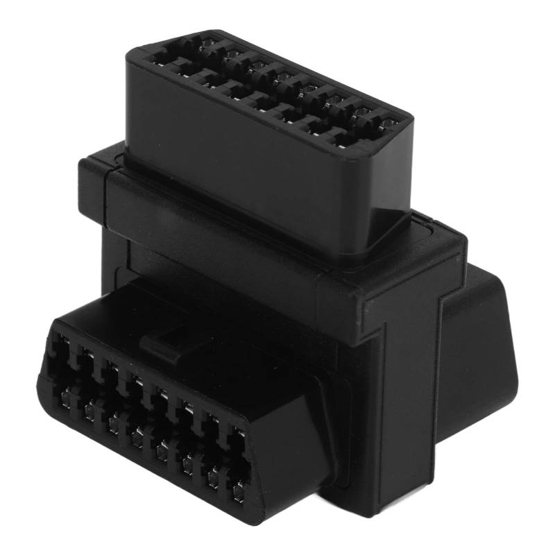 OBD2 Adapter, 16 poliger Stecker auf 2 Buchsen, Plug and Play Splitter Anschluss für Diagnose-Extender, OBD Splitter Adapter, obd2 bluetooth adapter von YUYTE