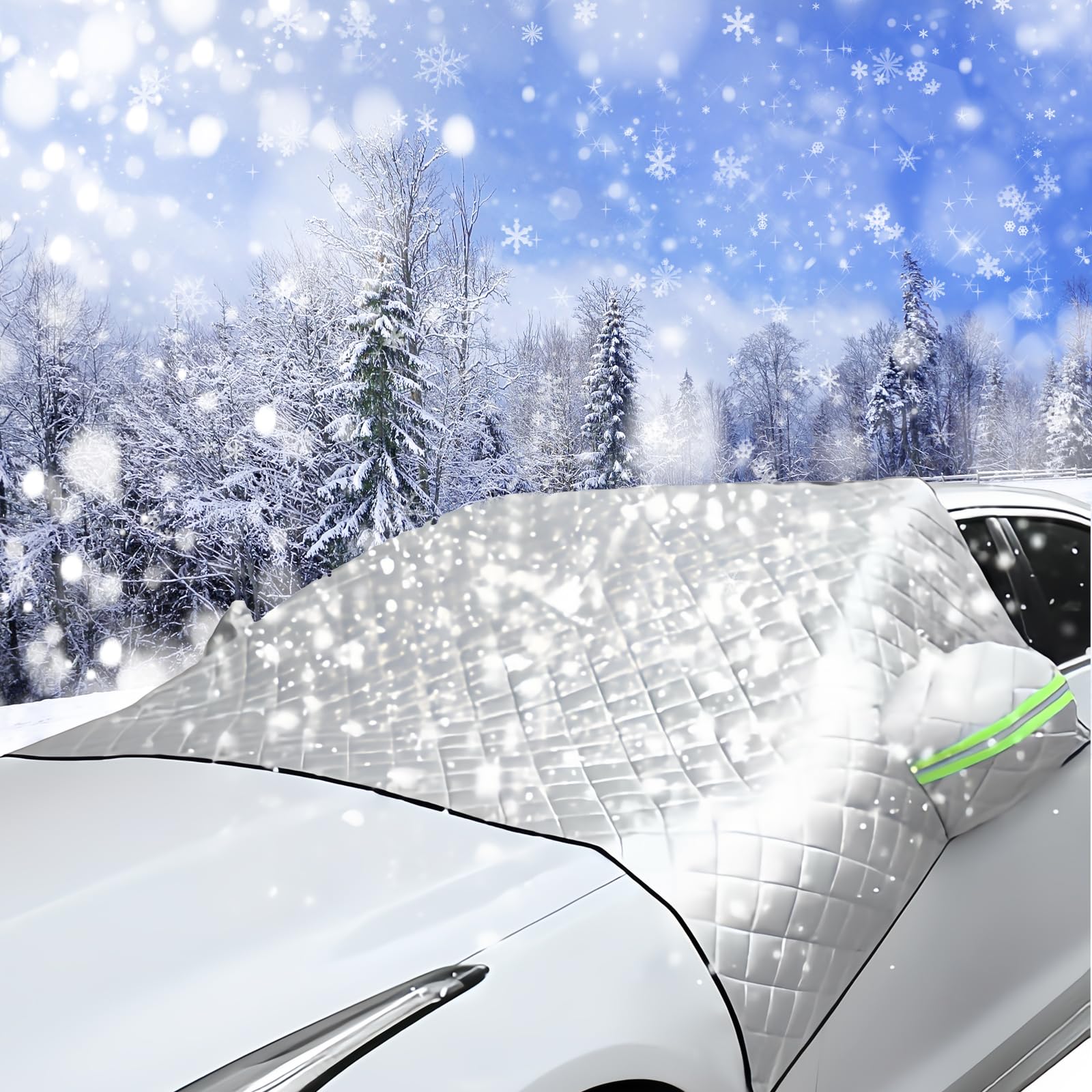 YUZHEDM Windschutzscheibenabdeckung Frontscheibenabdeckung 230cm*148cm Winter Auto Abdeckung Winter Abdeckung Auto Winter Auto Abdeckung Auto Winter Zubehoer für SUV LKW Auto Groß Oder Klein YUZHEDM Windschutzscheibenabdeckung Frontscheibenabdeckung 230cm*148cm Winter Auto Abdeckung Winter Abdeckung Auto Winter Auto Abdeckung Auto Winter Zubehoer für SUV LKW Auto Groß Oder Klein von YUZHEDM