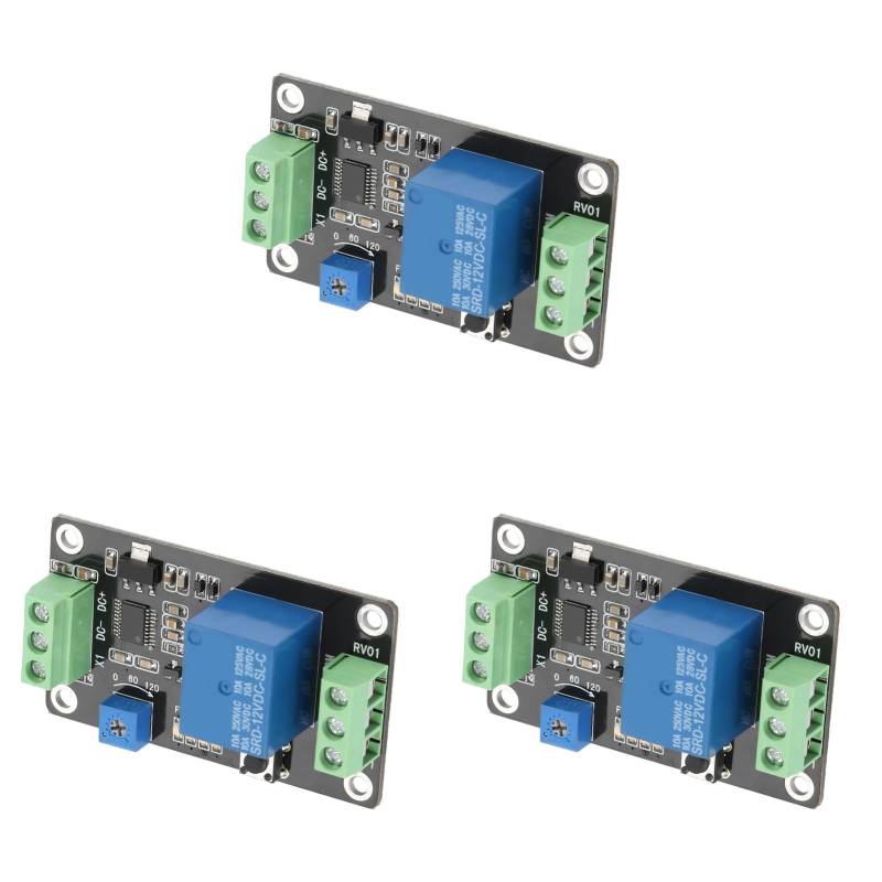 2PCS Super 555 Timer Delay ON OFF Relay Module DC 5V/12V/24V, mit Verzögerung ON, Verzögerung OFF, Selbsthemmung und Auslöseverzögerungsfunktion, für Kontrollsituationen von YWBL-WH