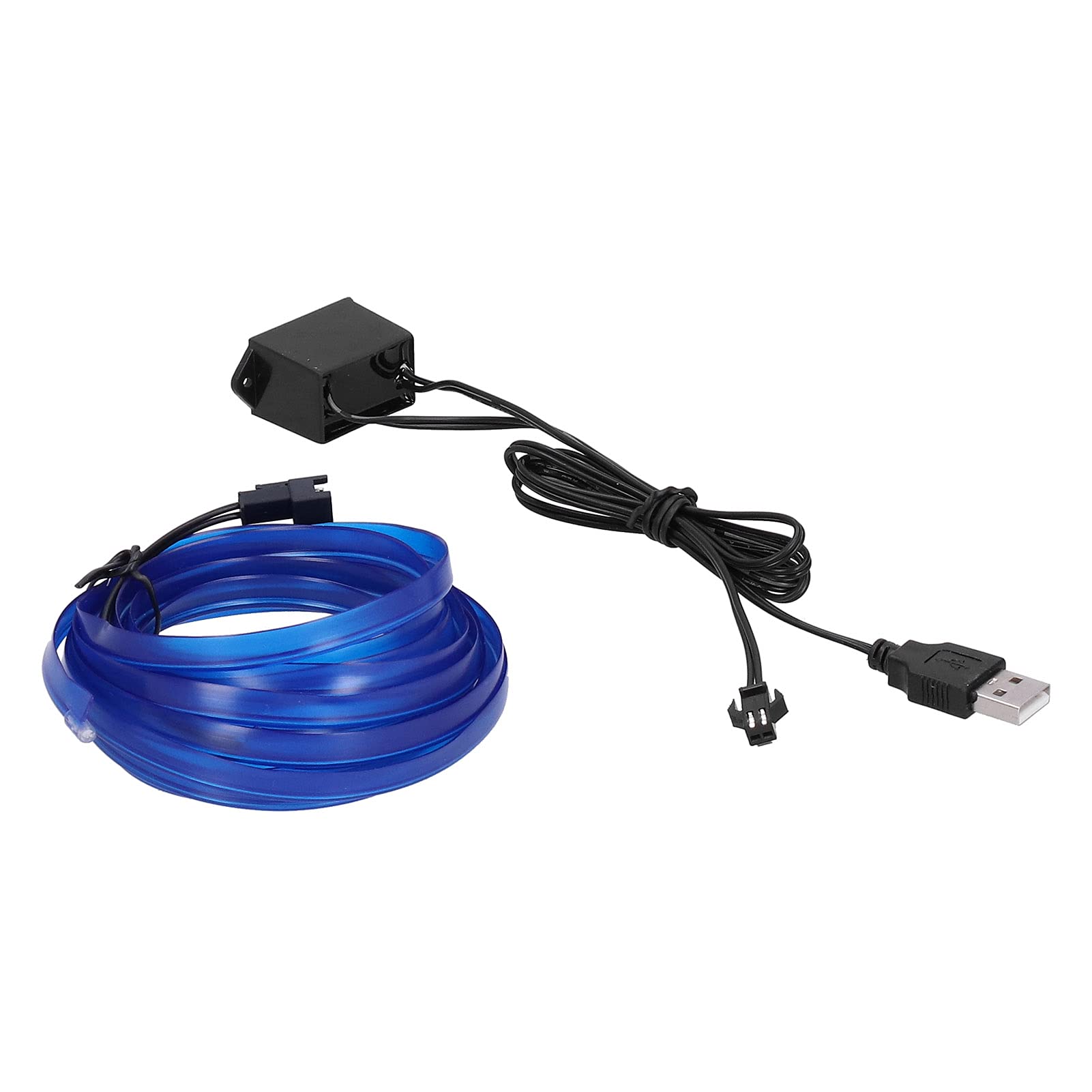 Auto Umgebungslicht Flexibler LED-Streifen für die Innenausstattung mit Energiesparendem Blauem Licht 3 Meter USB-Antrieb für Autoenthusiasten Auto Umgebungslicht Flexibler LED-Streifen für die Innenausstattung mit Energiesparendem Blauem Licht 3 Meter USB-Antrieb für Autoenthusiasten von YWBL-WH