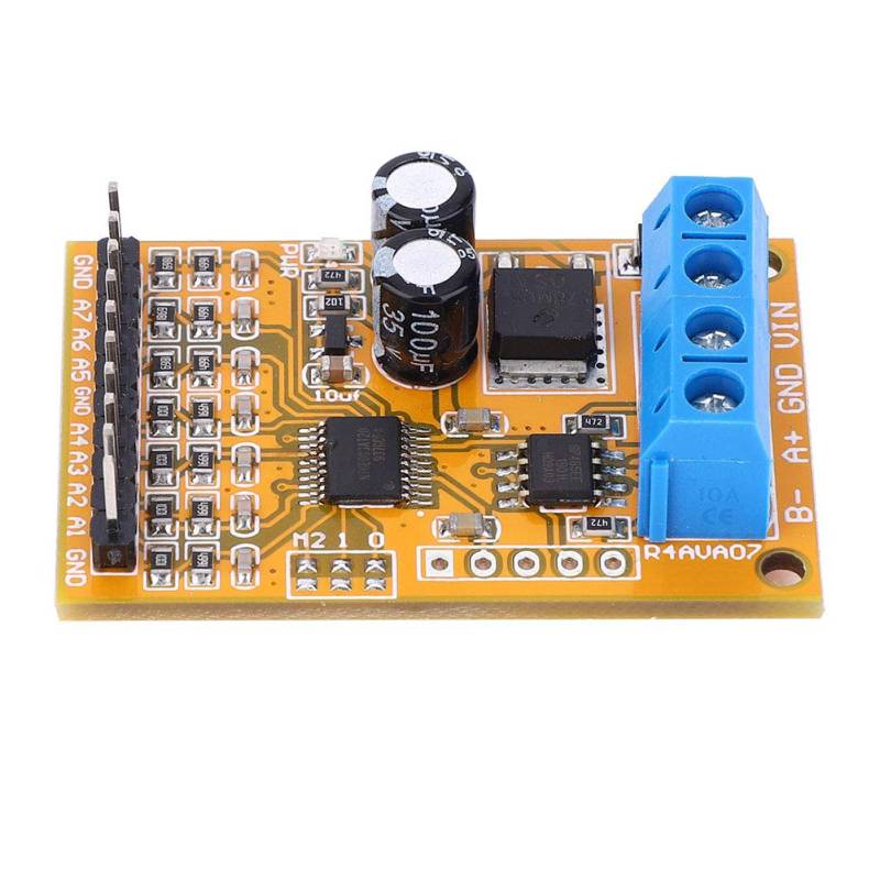 R4AVA07 7-Kanal-RS485-Spannungs-Analogkollektor-ADC Modbus RTU 03 06 Funktionscode, 1 % Genauigkeit, 0 Bis 5 V 0 Bis 10 V Messung, 247 Parallele Geräte Unterstützt von YWBL-WH