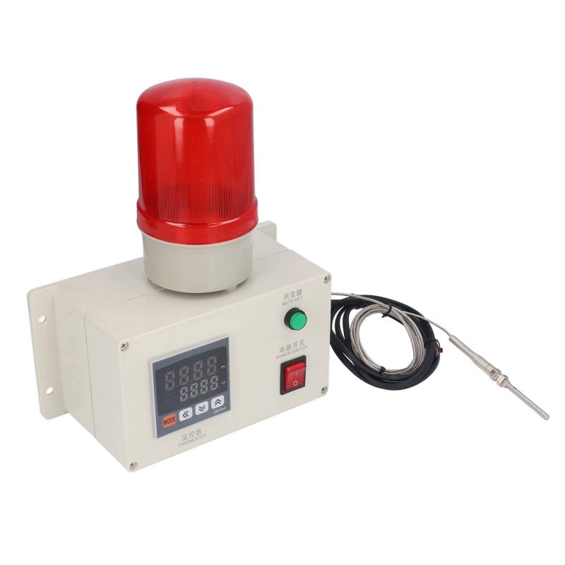 Temperatursensor-Alarm, Blinkender Ton-Thermostat-Warnregler AC, für Ein Breites Anwendungsspektrum von YWBL-WH