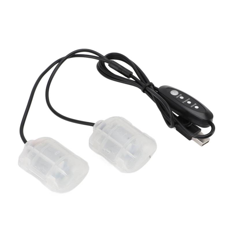 USB-Vibrationsmotor-3-Gang-Vibrationsgerät, DC5V Dual Motors Elektrischer Vibrationsmotor für die Telefonladegeräteleiste von YWBL-WH