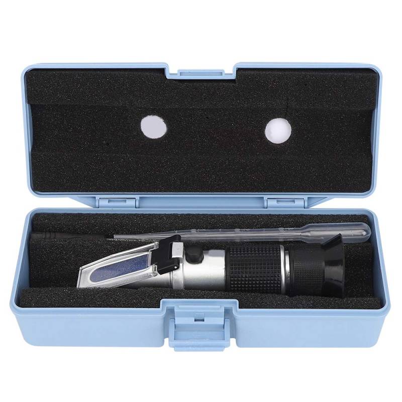 YWBL-WH Handheld-Refraktometer mit Hoher Genauigkeit von 0-50% Brix-Messung, Breite Anwendungsszenarien, Tragbares und Benutzerfreundliches Aluminiummaterial von YWBL-WH
