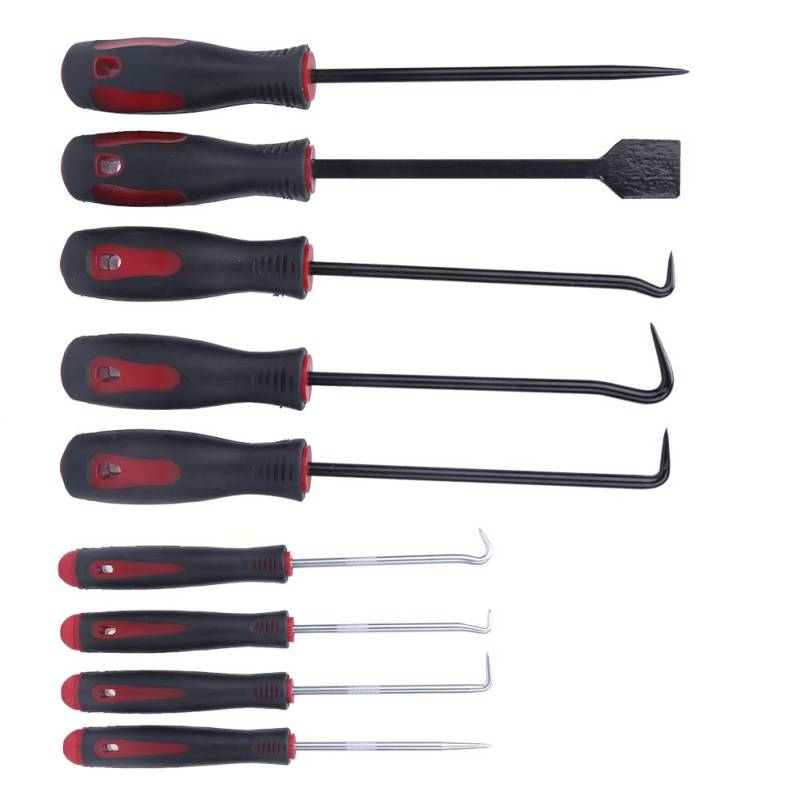 YWBL-WH Scraper Pick-Haken-Set Öldichtung Puller Dichtung O-Ring-Schlauchentfernungswerkzeug, 9pcs Dichtungsschaber-Set von YWBL-WH