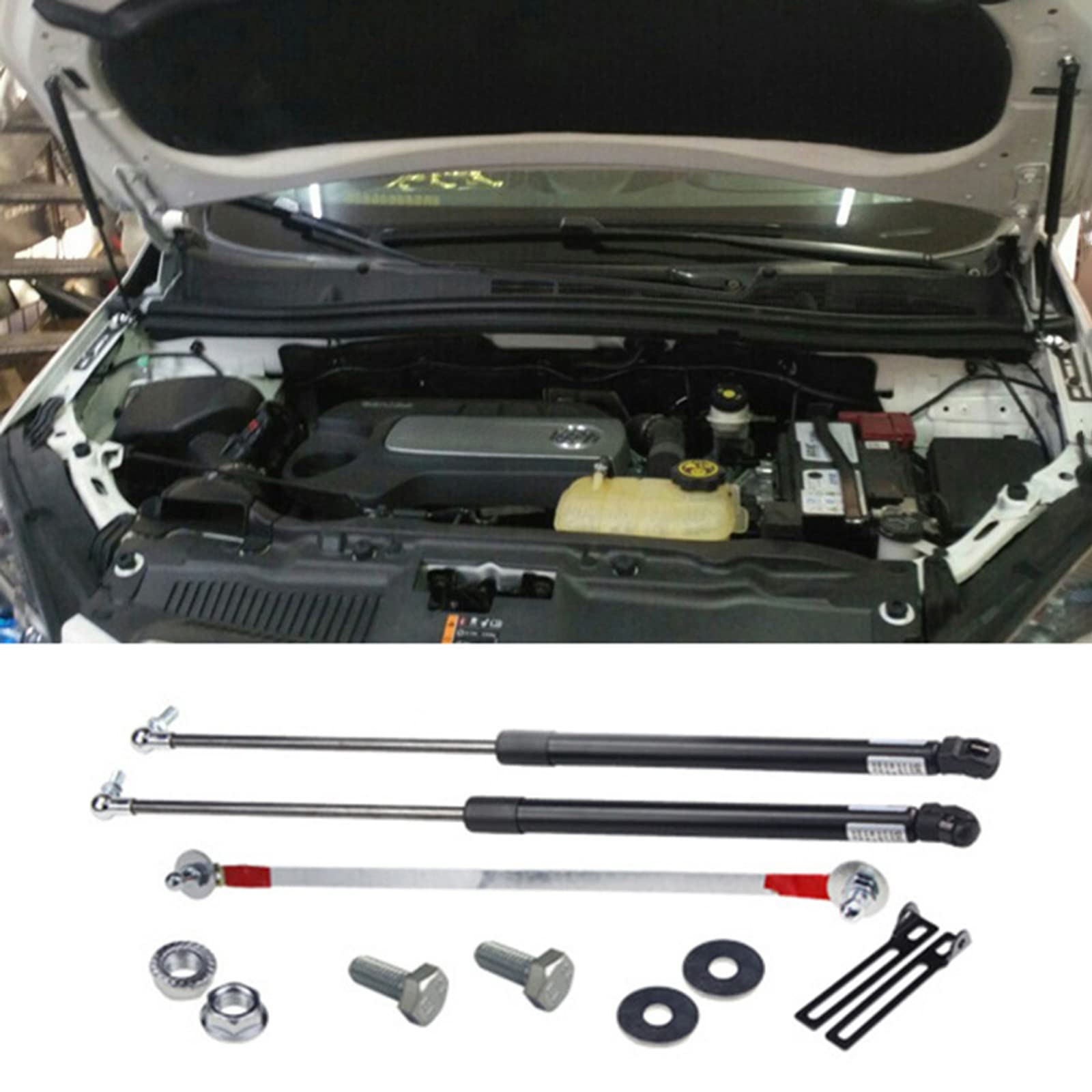 YWEEL 2× Auto Motorhauben Gasfeder für Opel Vauxhall Mokka X 2013-2019, Motorhauben Gasfeder Haubenlift Gasdruckdämpfer Motorhaubenlifte YWEEL 2× Auto Motorhauben Gasfeder für Opel Vauxhall Mokka X 2013-2019, Motorhauben Gasfeder Haubenlift Gasdruckdämpfer Motorhaubenlifte von YWEEL