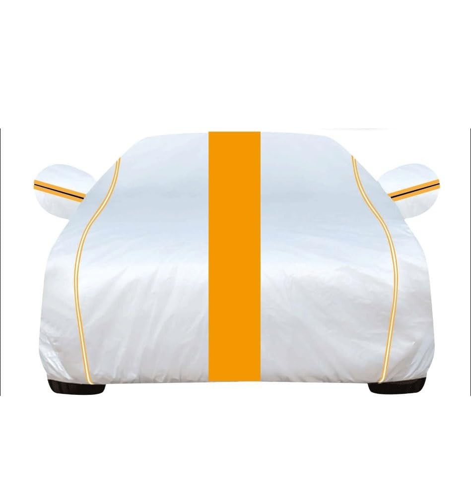 Abdeckplane Auto Hagelschutz für BMW Z4 E85, Autogarage Abdeckung Outdoor Wasserdicht, Für Atmungsaktiv, Regen, Staub, Sonne, UV-Schutz Bei Jedem Wetter(Silver Orange) von YWUANNMGAZ