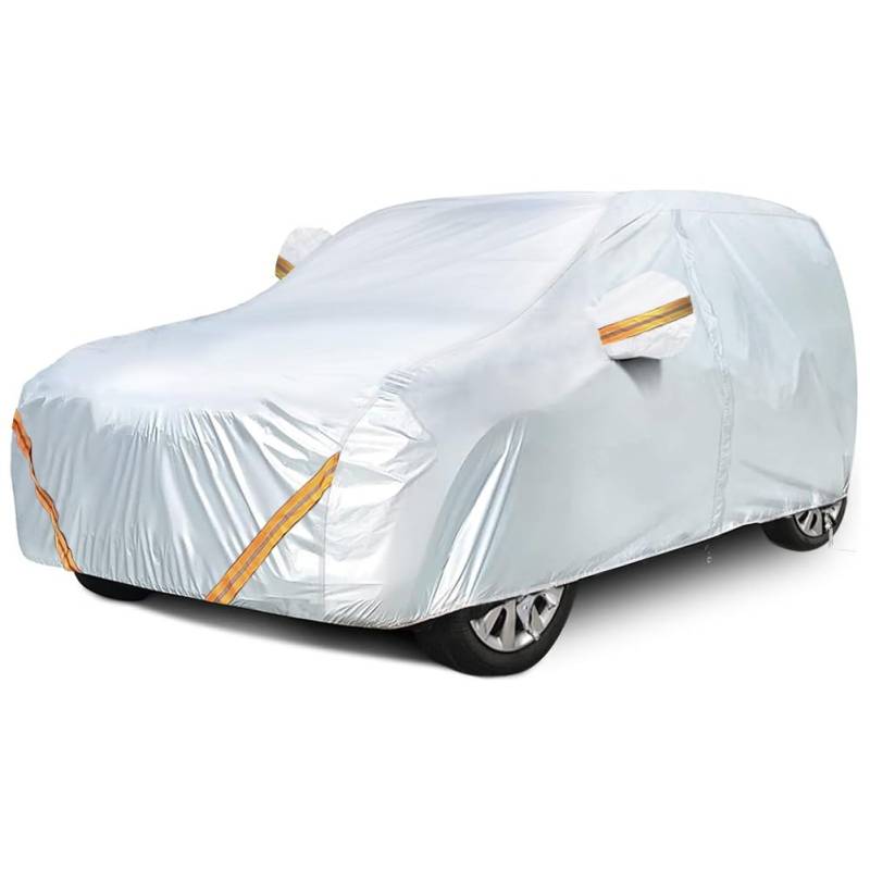 Autoabdeckung Kompatibel Mit Ford Tuozhe 2023-2025, Allwetter-Schutzhülle Für Den Außenbereich Wasserdicht Und Winddicht(Silver) von YXCMD