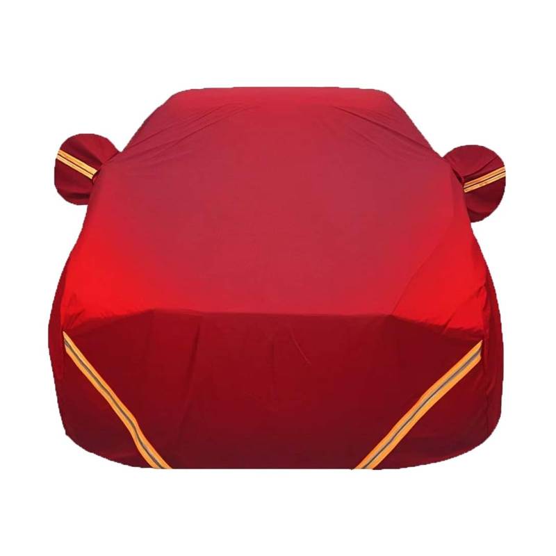 Autoabdeckung Kompatibel Mit Rivian R1T 2022-2025, Outdoor Winddicht Regendicht Staubdicht Plane(Red) von YXCMD