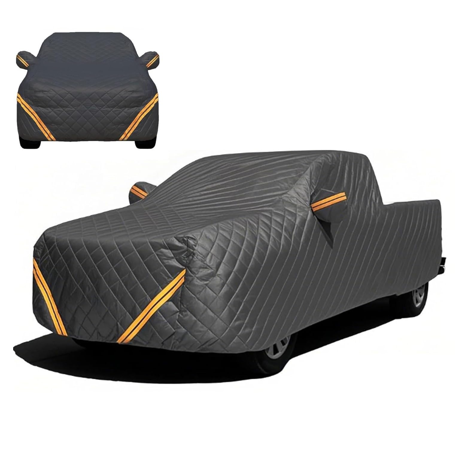 Hagelschutzplane Für Chevrolet S10 Max Single-Row Version, Allwetter-Plane Für Den Außenbereich, Wind- Und Regenschutz(Black) von YXCMD