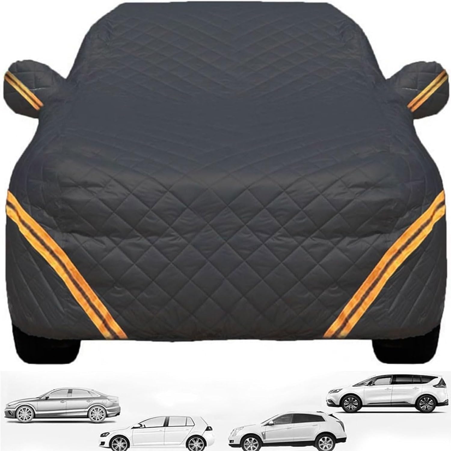 Hagelschutzplane Kompatibel Mit Bentley Flying Spur 2021-2025, Allwetter-Plane Winddicht Schneefest Wasserdicht(Silver) von YXCMD