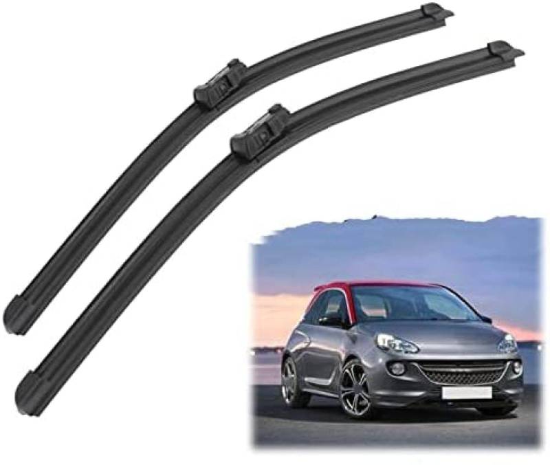 Scheibenwischerblätter Frontwischerblätter Gummi Für Opel Adam 2012 2013 2014 2015 2016 2017 2018 2019 Wischerblätter von YXDSXYG