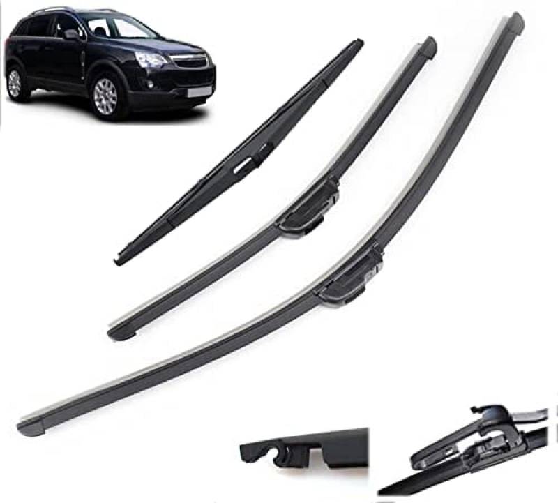 Wischer Teile Auto Vorne Hinten Scheibenwischer Für Opel Für Antara 2006-2010 2011 2012 2013 2014 2015 2016 2017 Scheibenwischerblätter Kit Set von YXDSXYG