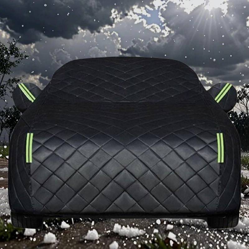 Hagelschutzplane Auto für 𝖣𝗈𝖽𝗀𝖾 Caravan Autoabdeckung Verdickter Baumwolle Auto Abdeckung Outdoor, Autoabdeckung Winter Vollgarage Regenfest Alterungsbeständig von YXUO