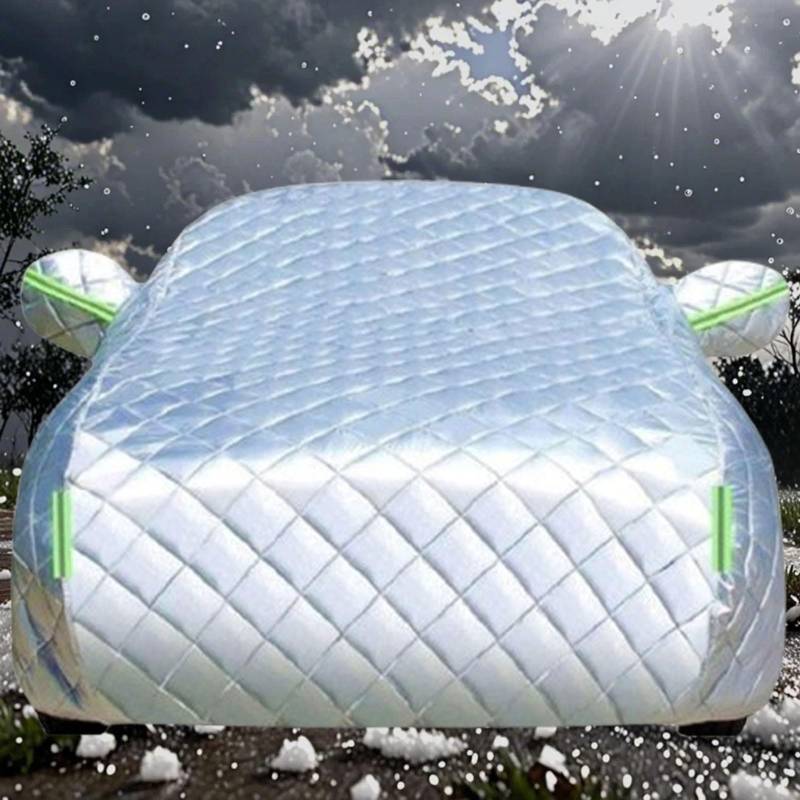 Hagelschutzplane Auto für 𝖣𝗈𝖽𝗀𝖾 Grand Caravan Autoabdeckung Verdickter Baumwolle Auto Abdeckung Outdoor, Autoabdeckung Winter Vollgarage Regenfest Alterungsbeständig von YXUO