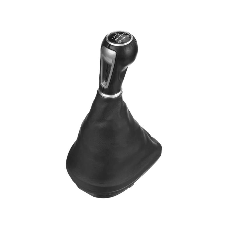 YYFHR 6-Gang-Schalthebelabdeckung, passend for Seat, Leon II Toledo III Altea XL, Knopfrahmen, Getriebe, Auto, Leder, Staubmanschette Getriebeschalthebel von YYFHR