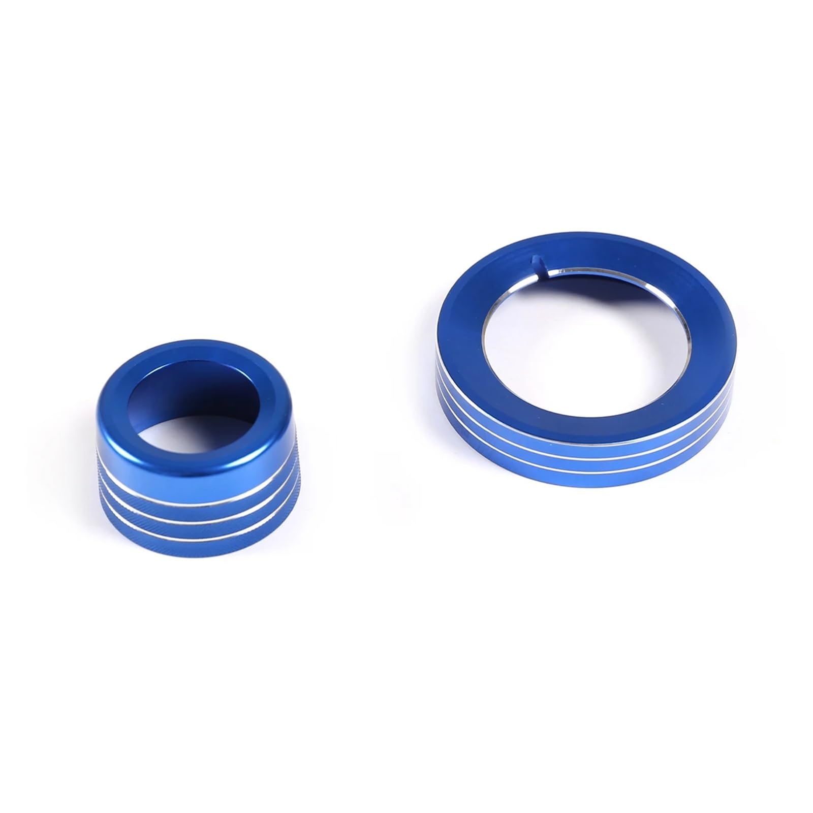 YYFHR Auto Scheinwerfer Schalter Dekoration Ring Schalter Knopf Fit for Ford Ranger 2015-2021 Abdeckung für Klimaanlagenknopf(Blue) von YYFHR