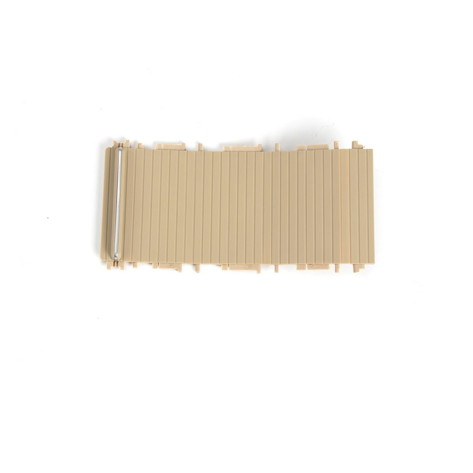 YYFHR Getränkehalter-Rollo-Abdeckung, passend for 3er E46 1998-2005, Schiebeläden for die Mittelkonsole Aufrollbare Getränkehalter-Abdeckung(Beige) von YYFHR