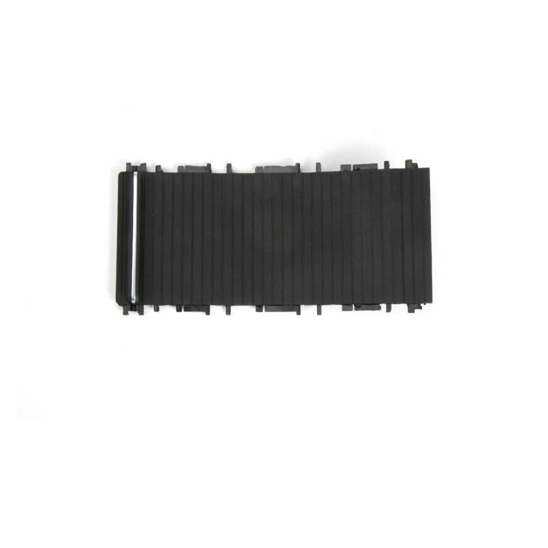 YYFHR Getränkehalter-Rollo-Abdeckung, passend for 3er E46 1998-2005 51167038333 Schiebeläden for die Mittelkonsole Aufrollbare Getränkehalter-Abdeckung(Black) von YYFHR