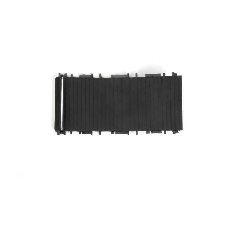 YYFHR Getränkehalter-Rollo-Abdeckung, passend for 3er E46 1998-2005 51167038333 Schiebeläden for die Mittelkonsole Aufrollbare Getränkehalter-Abdeckung(Black) von YYFHR