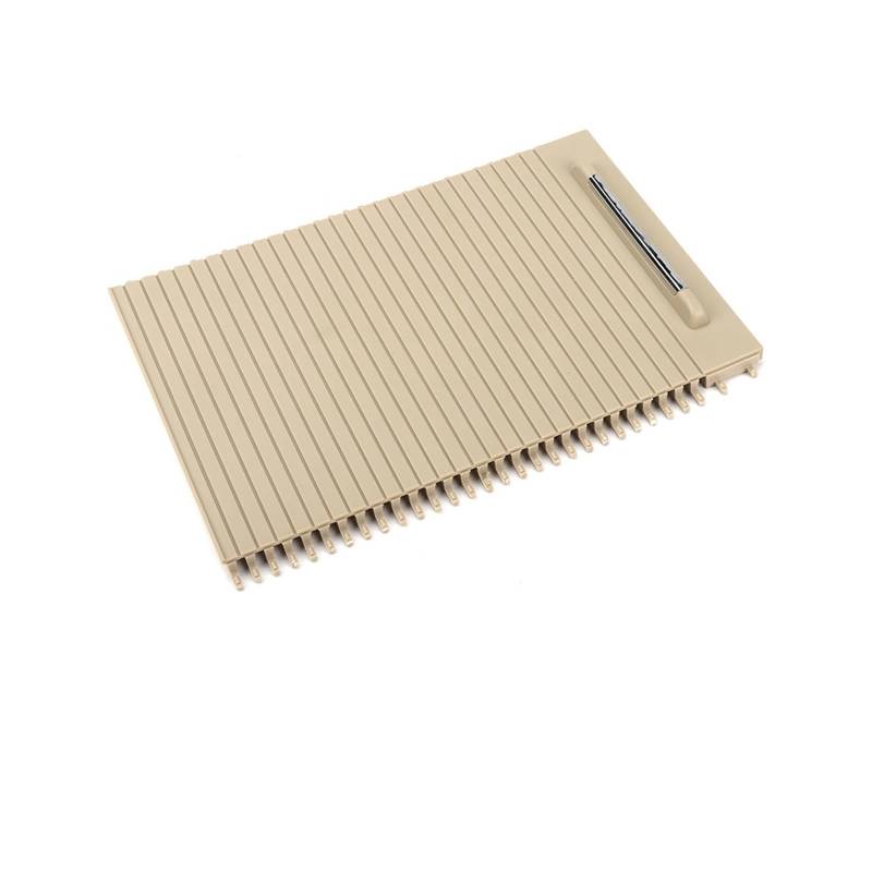 YYFHR Getränkehalter-Rollo-Abdeckung, passend for RE1 RE2 RE4 CRV 2007-2011 83412-SWJ01 Schiebeläden for die Armlehne der Mittelkonsole Aufrollbare Getränkehalter-Abdeckung(Beige) von YYFHR