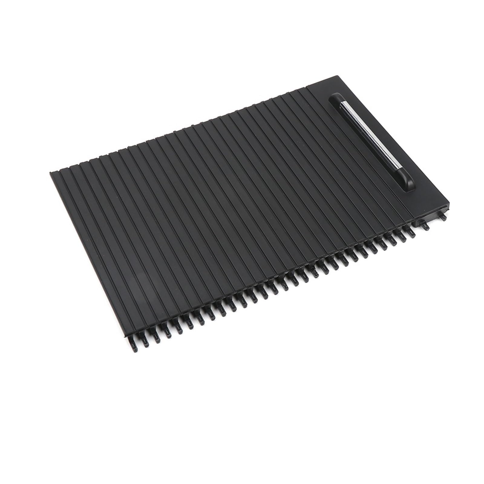 YYFHR Getränkehalter-Rollo-Abdeckung, passend for RE1 RE2 RE4 CRV 2007-2011 83412-SWJ01 Schiebeläden for die Armlehne der Mittelkonsole Aufrollbare Getränkehalter-Abdeckung(Black) von YYFHR