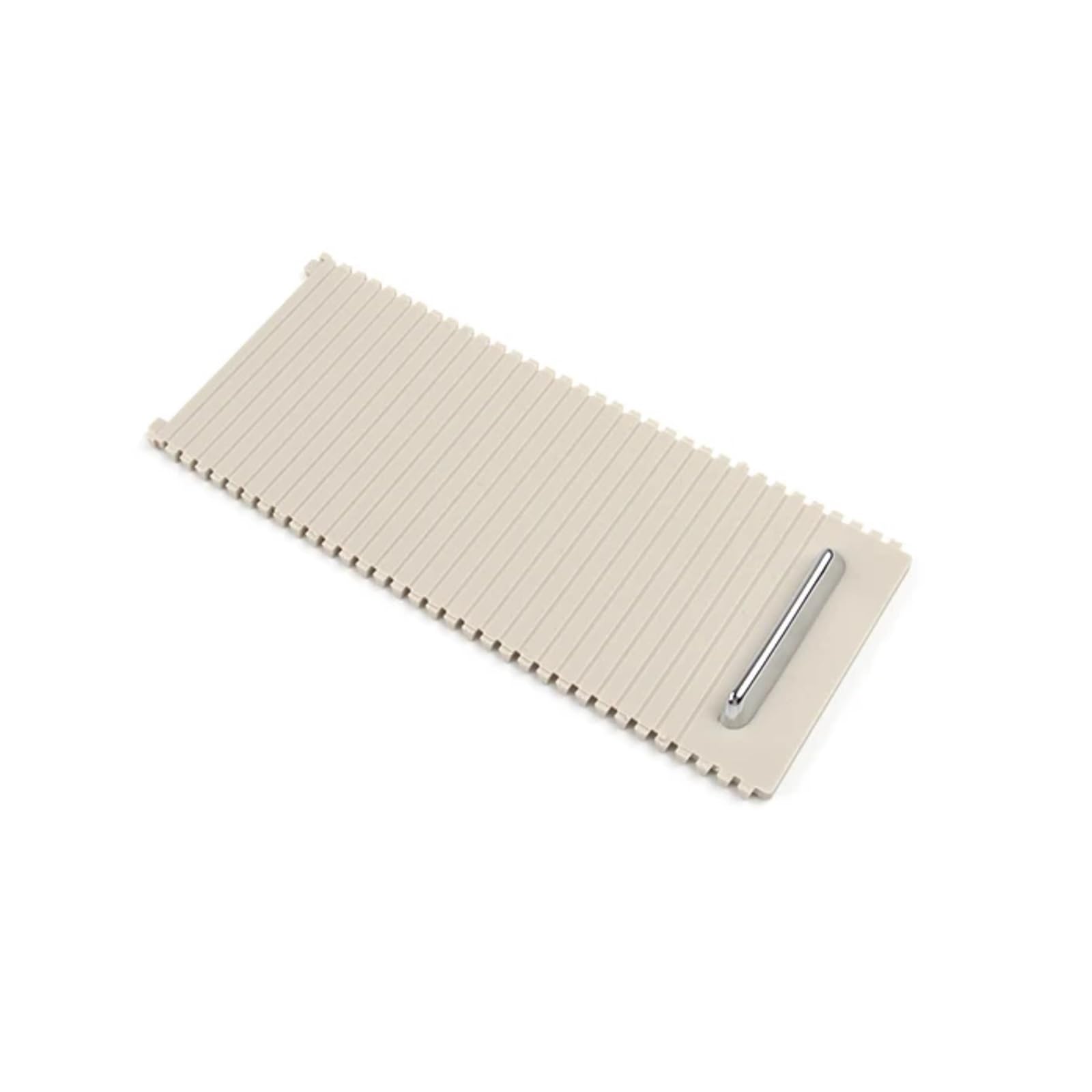YYFHR Getränkehalter-Rollo-Abdeckung, passend for Skoda, Superb 2009–2025 3T08625319B9, Mittelkonsole, Getränkeverschlussplatte, Wasser Aufrollbare Getränkehalter-Abdeckung(Model A Beige) von YYFHR