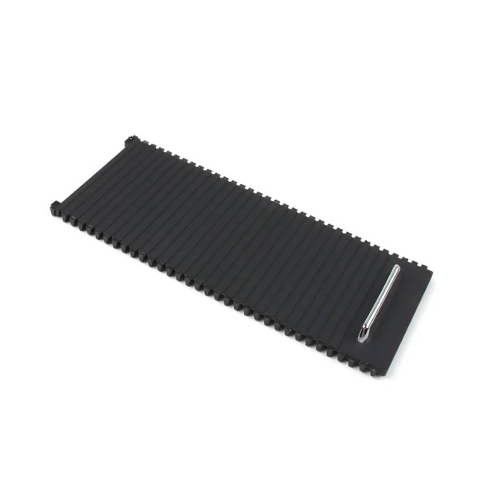YYFHR Getränkehalter-Rollo-Abdeckung, passend for Skoda, Superb 2009–2025 3T08625319B9, Mittelkonsole, Getränkeverschlussplatte, Wasser Aufrollbare Getränkehalter-Abdeckung(Model A Black) von YYFHR