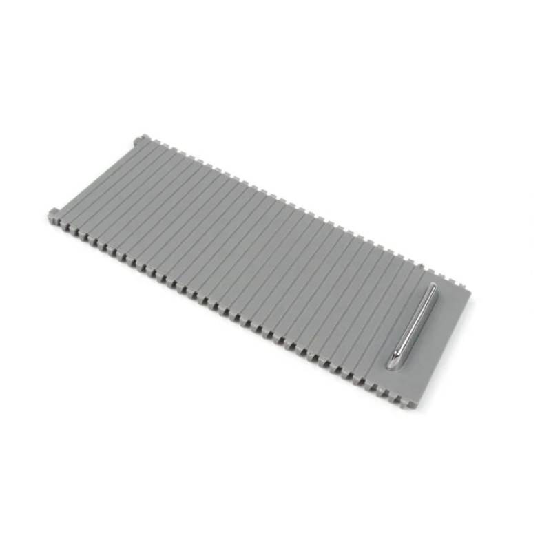 YYFHR Getränkehalter-Rollo-Abdeckung, passend for Skoda, Superb 2009–2025 3T08625319B9, Mittelkonsole, Getränkeverschlussplatte, Wasser Aufrollbare Getränkehalter-Abdeckung(Model A Gray) von YYFHR