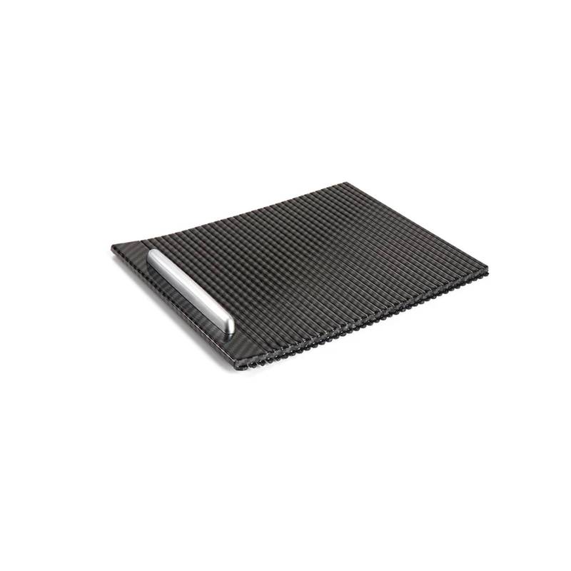 YYFHR Getränkehalter-Rollo-Abdeckung, passend for Volkswagen, passend for CC Passat B6 B7 3CD857503 Schiebeverschluss for die Mittelkonsole Aufrollbare Getränkehalter-Abdeckung(Carbon Fiber) von YYFHR