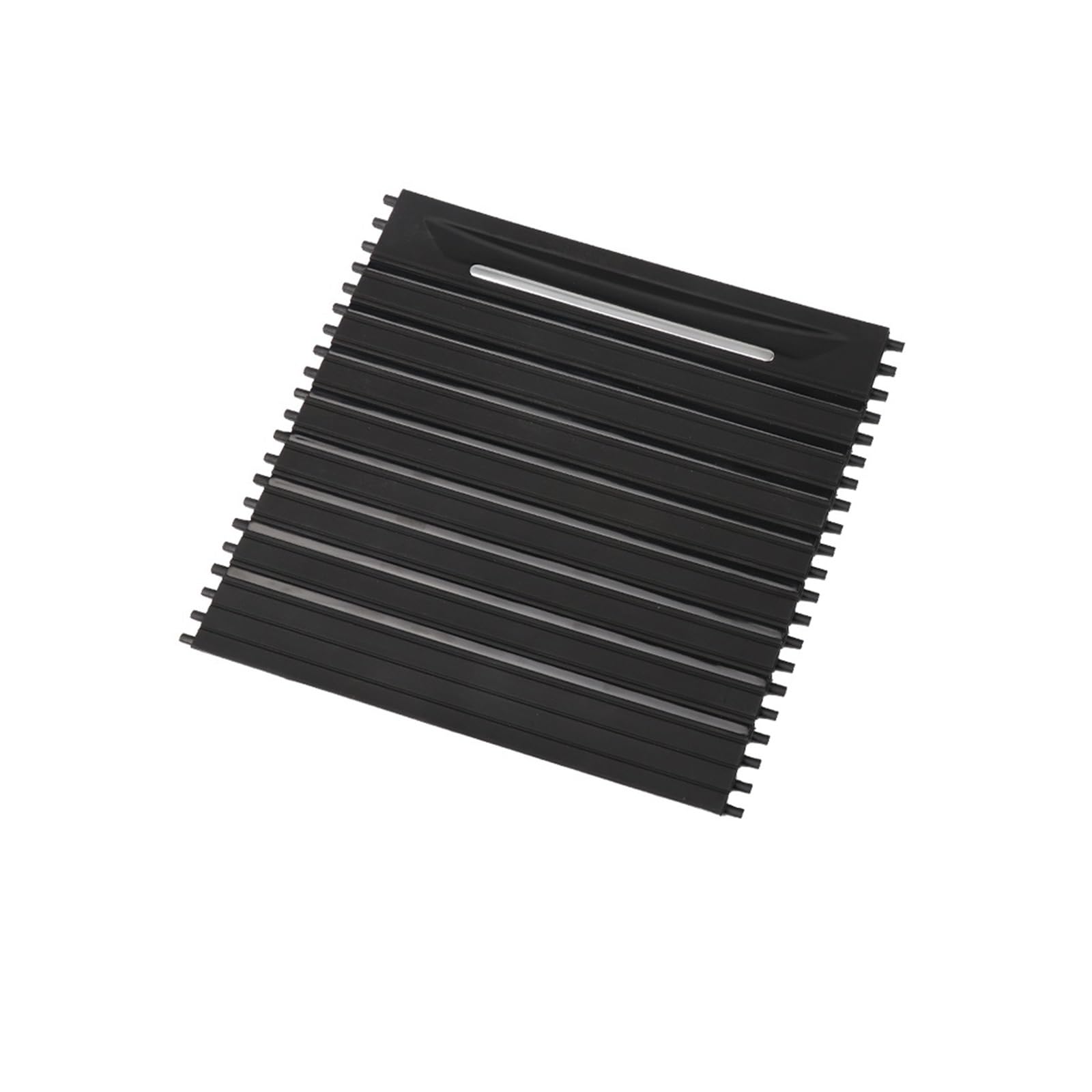 YYFHR Getränkehalter-Schieberollo-Abdeckung, passend for X5 X6 F15 F16 2013–2019, Rollo for die innere Mittelkonsole des Autos Aufrollbare Getränkehalter-Abdeckung(Black) von YYFHR