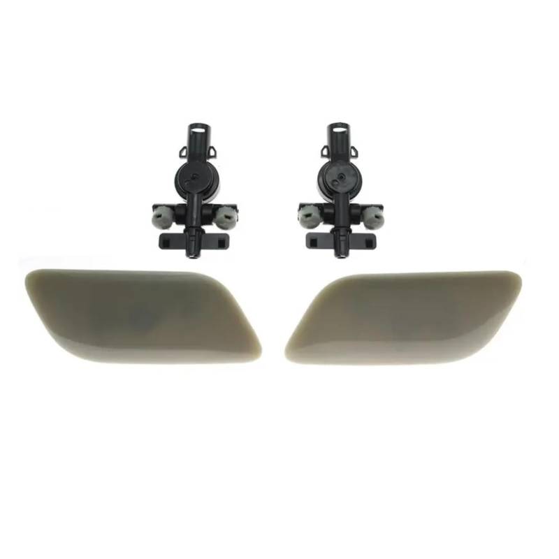 YYFHR Graue Unterlegscheibenabdeckung for Frontscheinwerfer, passend for LEXUS, LX570 2008–2013, 85045–60040, 85044–60130, 8504460130, Scheinwerfer-Sprühdüse, Strahlkappe Scheinwerfer-Reinigungssprühk von YYFHR