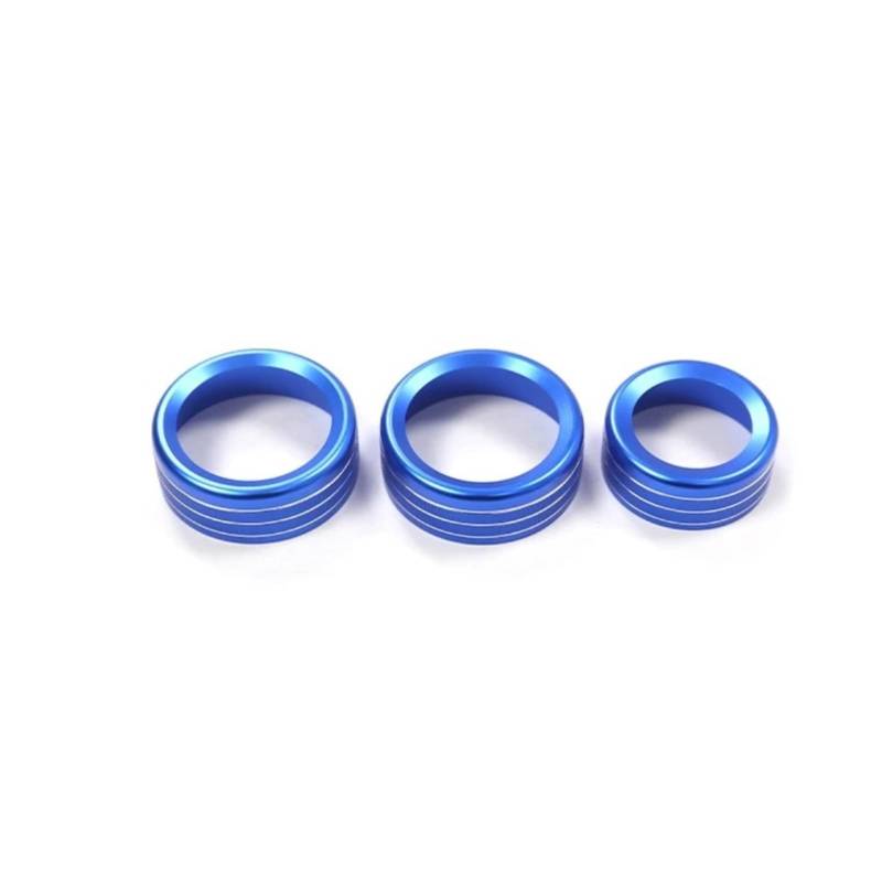 YYFHR Klimaanlage Knopf Abdeckung Control Schalter Fit for Alfa Romeo Stelvio Giulia 2017-2020 Abdeckung für Klimaanlagenknopf(Blue) von YYFHR
