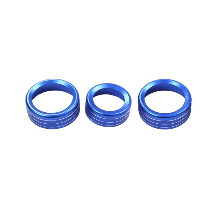 YYFHR Klimaanlage Schalter Knopf Knopf Fit for Alfa Romeo Stelvio Giulia 2017-2020 Abdeckung für Klimaanlagenknopf(Blue) von YYFHR