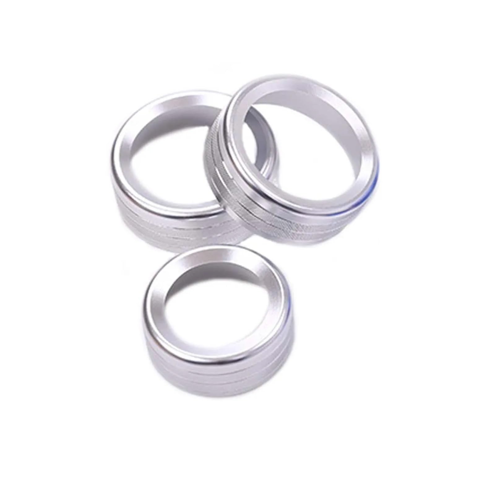 YYFHR Klimaanlage Schalter Knopf Ring Abdeckung Trim Fit for Alfa Romeo Giulia 2017-2020 Abdeckung für Klimaanlagenknopf(Silver) von YYFHR