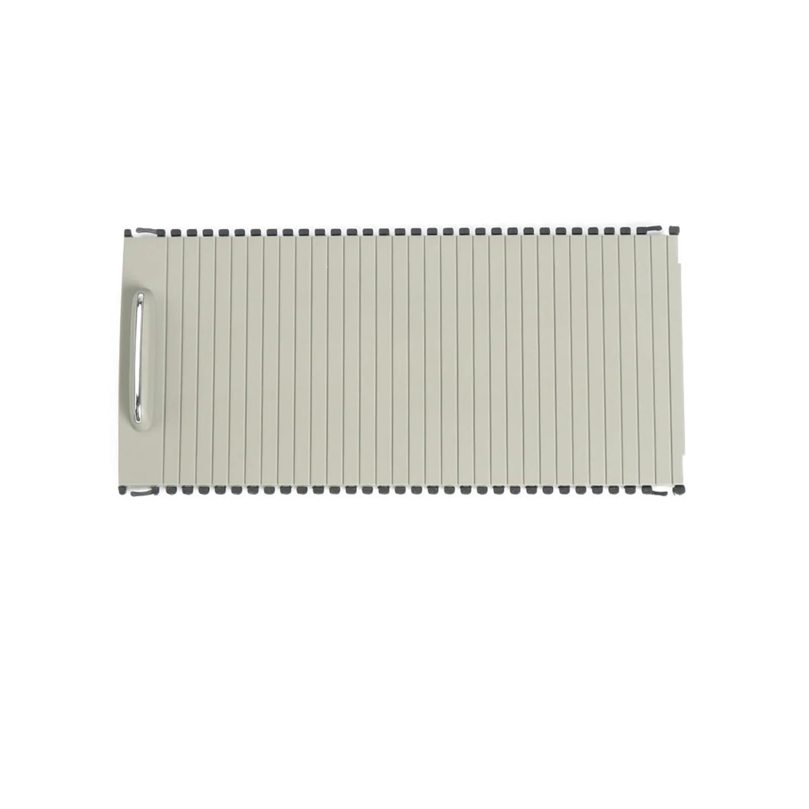 YYFHR Rolloabdeckung for Wasserbecherhalter, passend for C-Klasse W204 S204 E-Klasse W212 S212, Aufbewahrung der Mittelkonsole im Auto Aufrollbare Getränkehalter-Abdeckung(Gray) von YYFHR