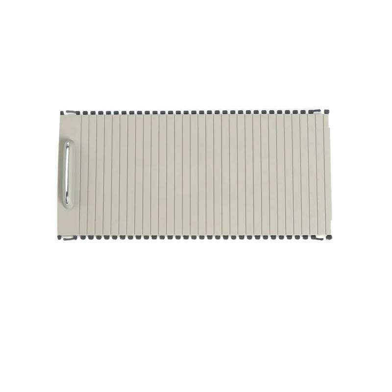 YYFHR Rolloabdeckung for Wasserbecherhalter, passend for C-Klasse W204 S204 E-Klasse W212 S212, Aufbewahrung der Mittelkonsole im Auto Aufrollbare Getränkehalter-Abdeckung(Gray) von YYFHR