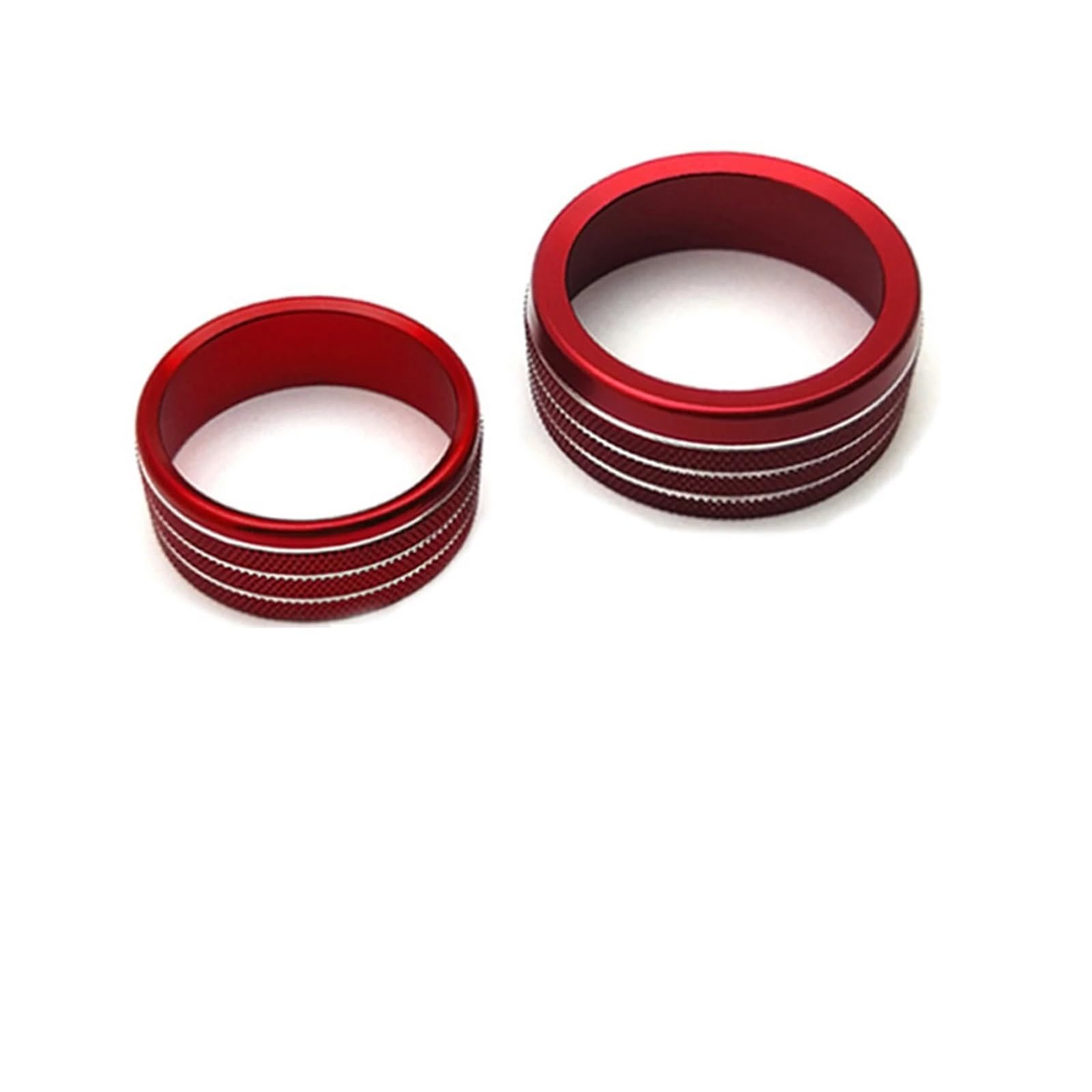 YYFHR Scheinwerfer Schalthebel Schalter Einstellung Knob Fit for Dodge RAM 2018-2025 Abdeckung für Klimaanlagenknopf(Red) von YYFHR