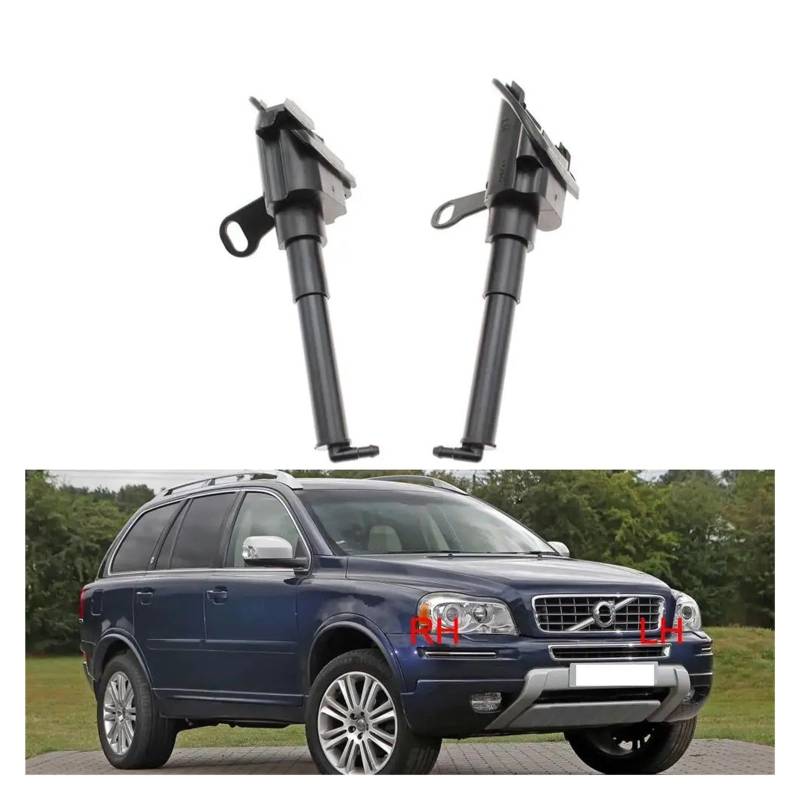 YYFHR Scheinwerfer-Waschanlage, passend for Volvo, XC90 2007–2014 31283784 31283785 Scheinwerfer-Reinigungssprühpumpenzylinder Scheinwerfer-Reinigungssprühkopf(SET) von YYFHR